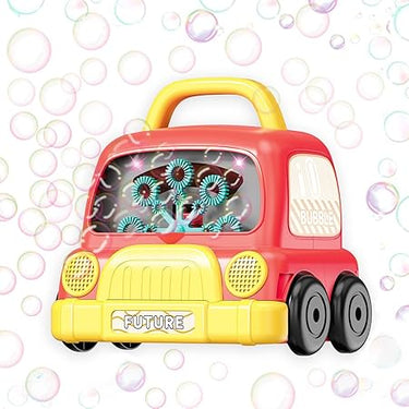 Electric Mini Car Automatic Colorful Bubble Machine